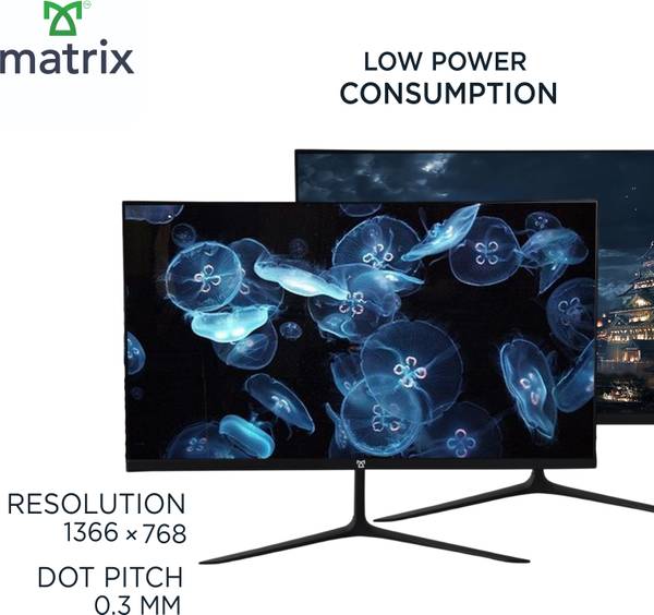 Matrix 54.61 cm (21.5 inch) Full HD VA Panel Monitor (VisionMax 21.5" LED Monitor)