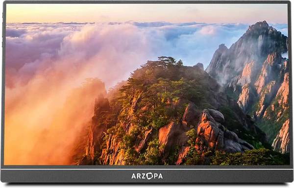 Arzopa 43.94 cm (17 inch) Full HD IPS Panel Monitor (17.3'' Portable Monitor,103% sRGB FHD 1080P IPS Gaming Monitor Laptop Monitor)