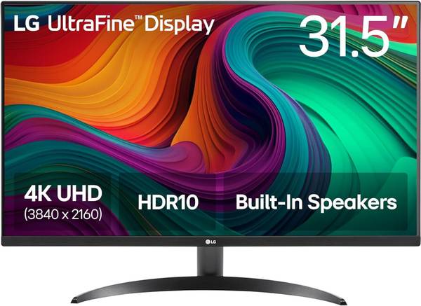 LG ULTRAFINE 81.28 cm (32 inch) 4K Ultra HD LED Backlit VA Panel Monitor (32UR500K-(3840x2160),HDR10,90% DCI-P3(CIE1976),HDMIx2,DisplayPort,Inbuilt Sp...