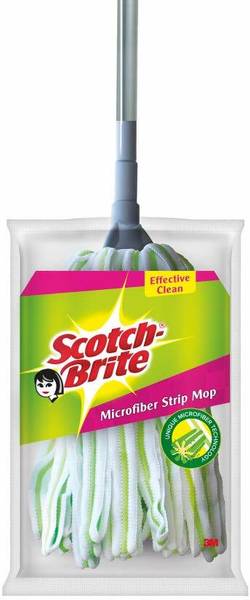 Scotch-Brite Microfiber with Telescopic Handle Strip Mop