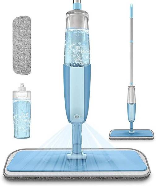 Innovito Spray Mop for Floor Cleaning with a Refillable Spray Bottle and 2 Washable Pads Wet & Dry Mop