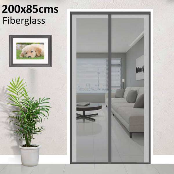 Lifekrafts Fibre Adults Washable 120 GSM Fiberglass Magnetic Door Mosquito Net