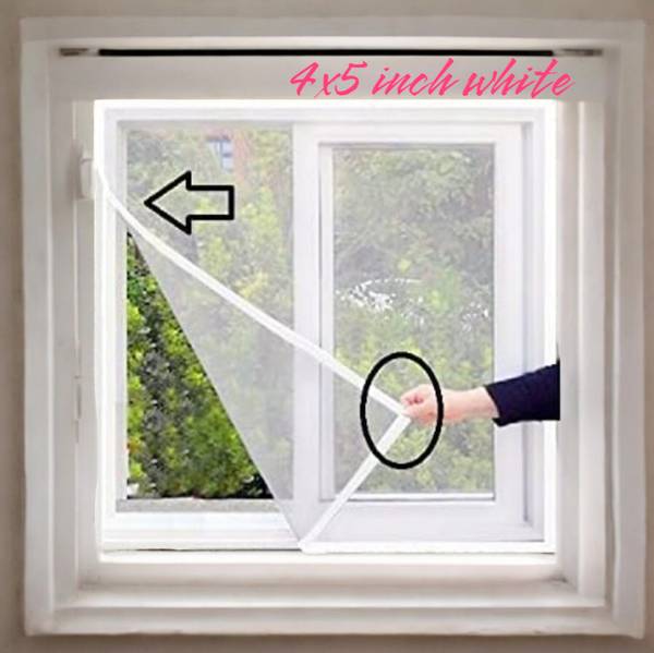 ZIMBLE Fibre Adults Washable Windows Mosquito Net, Insect Net Frame/120 GSM Highly Durable and safe Mosquito Net