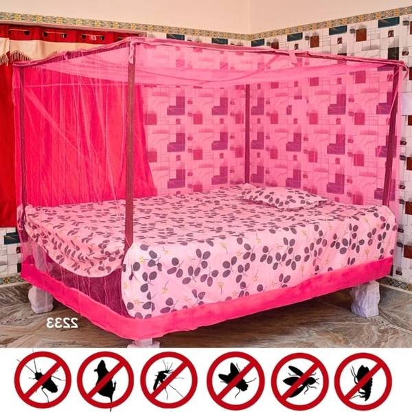 ASP HDPE - High Density Poly Ethylene Adults Washable Mono(67fit)bed box Mosquito Net