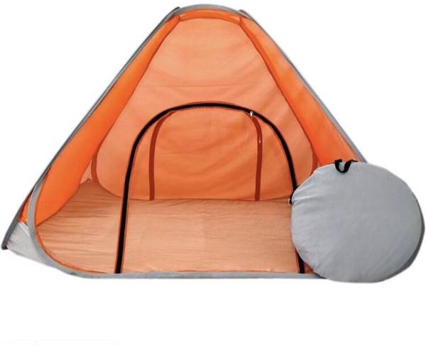 Gehloth Enterprises Polyester Adults Washable Orange Net double bed Mosquito Net