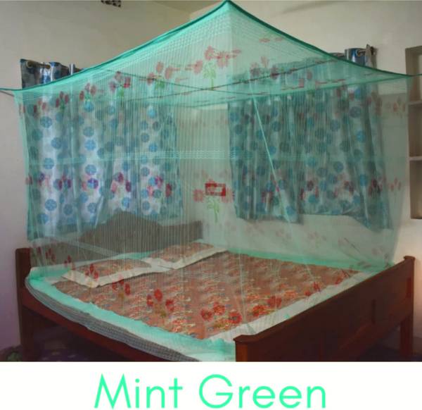 Mehon Craft Cotton Adults Washable Mosquito Net for Double Bed and Queen Size Bed Machardani Net (Size 6x7 feet) Mosquito Net