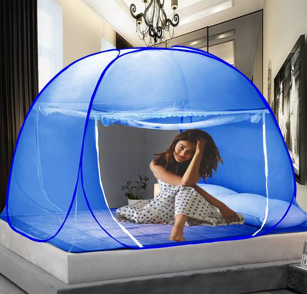 didhiti Polyester Adults Washable ROYAL BLUE mosquito net adult tent mosquito net king size machardani 6x8 Mosquito Net