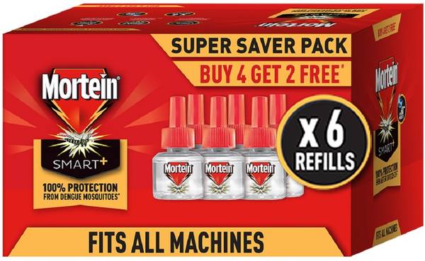 Mortein Insta5 Mosquito Vaporiser Refill  (4 x 45 ml)