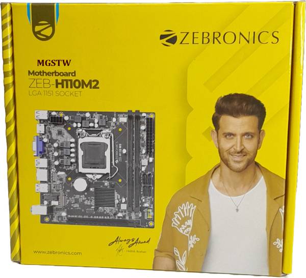 MGSTW ZEBRONICS-H110M2-DDR4 LGA 1151 Socket Motherboard