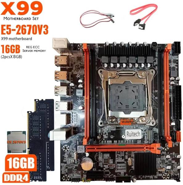 sillora X99 with E5 2670 v3 processor AND 16GB RAM Motherboard