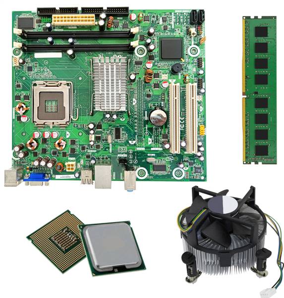 D S REFURBISHED G31 with Dual core processor & 2GB Ram Motherboard