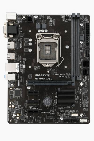 SC hub GIGABYTE H110M LGA 1150Socket Micro-ATX Intel H110 Chipset DDR4 Motherboard for Desktop