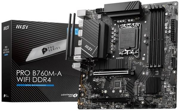 MSI PRO B760M-A WiFi DDR4 Motherboard