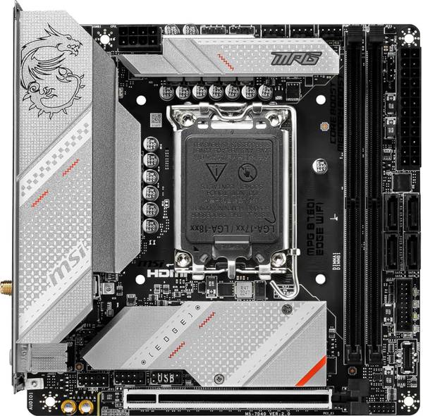 MSI MPG B760I Edge WiFi DDR5 Intel 12Th & 13Th Gen Core Processors Motherboard