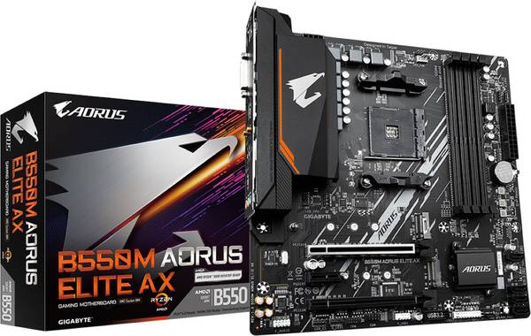 GIGABYTE B550M-Aorus Elite AX Wifi 6 BT Motherboard