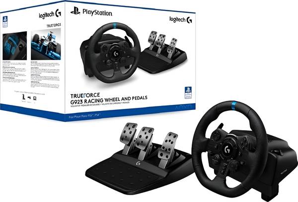 Logitech G923 Gaming Steering Wheel for PC 900with Dual-Motor Sim Racing Wheel PC Force Motion Controller