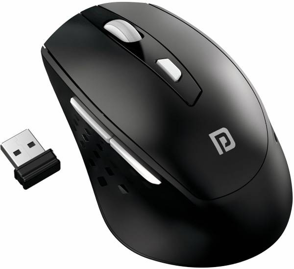 Portronics Toad 32 Wireless Mouse with 6 Buttons, Ergonomic Design, Adjustable Optical DPI Wireless Optical Mouse