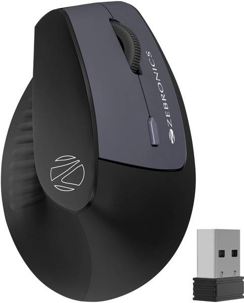 ZEBRONICS Zeb-Jaguar V Wireless Ergonomic Optical Mouse with Bluetooth