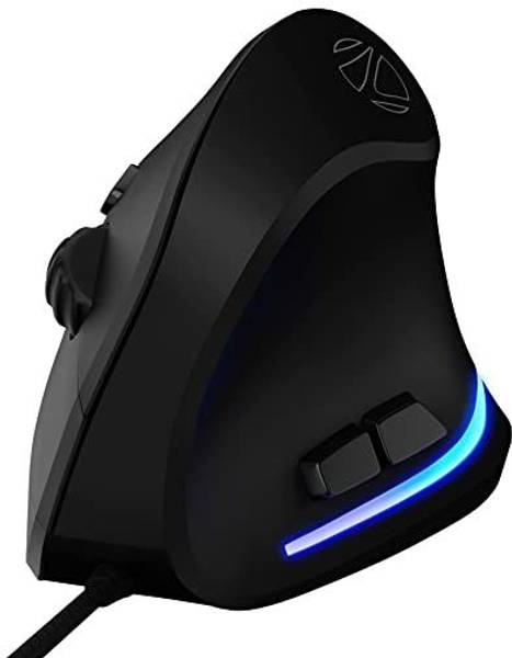 SAMM 6 Button Vertical USB Gaming Mouse with 3200 DPI Wired Hybrid ...