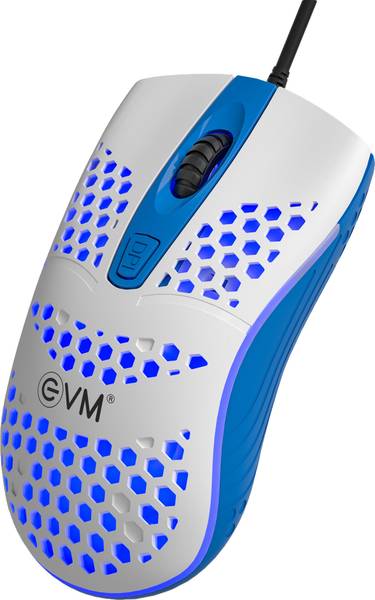 EVM MG622 Wired Ambidextrous Touch Gaming Mouse Led Back Lights, Comfort Hand Grip