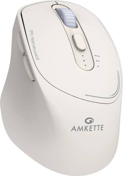 AMKETTE Hush Pro Epic Wireless Ambidextrous Optical Mouse with Bluetooth