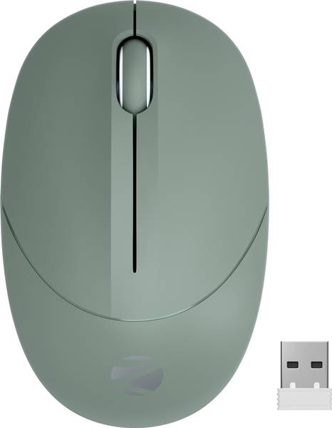 ZEBRONICS Panther Wireless Ambidextrous Optical Mouse Wireless Mouse, 1600DPI, Silent Ergonomic, Power Saving Precision
