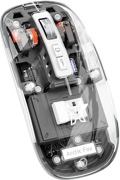 Arctic Fox Pureview Transparent Wireless and Bluetooth Rechargeable