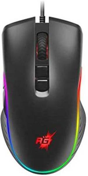 TTSG Adjustable 2600 dpi Gaming Mouse With RGB LEDs Optical Gaming Sensor Wired Optical Gaming Mouse