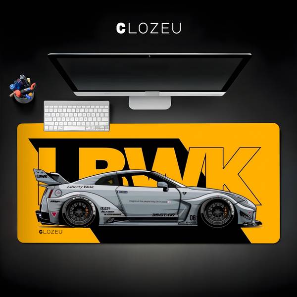 CLOZEU Mouse Pad, Large Extanded Desk Mouse Pad, Non-slip Spill-Resistant Mousepad