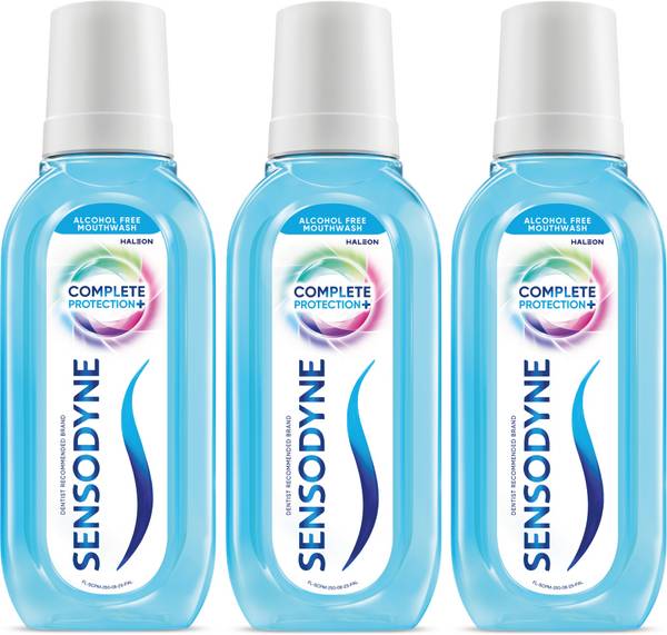 SENSODYNE Complete Protection+ Mouthwash, Alcohol Free - COOL MINT