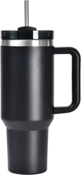 Ojra Tumbler with Handle and Straw Lid Water Bottle Travel Coffee Cup Hot &Cold Stainless Steel Tumbler