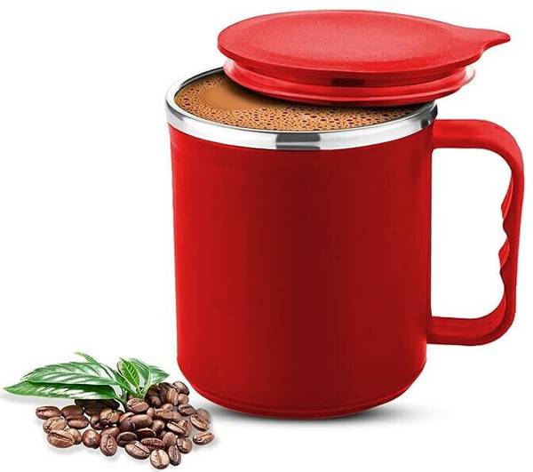 AWARANSIA Coffee Tea Milk Inner Stylist Double Wall Cup for Home Office (Pack 1) Stainless Steel Coffee Mug