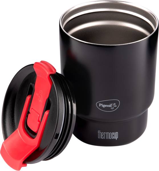 Pigeon ThermoCup,Vacuum Insulated Travel, Office with Dual Lid Technology Stainless Steel Coffee Mug