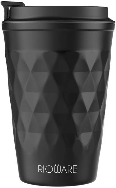 Rioware Vacuum Insulated Travel Coffee with Lid Keep Cold for 14 Hrs & hot for 8 Hrs Stainless Steel Coffee Mug