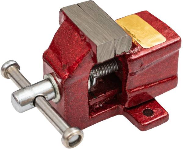 Globus tools 846 CAST IRON BABY VICE 25MM WITHOUT CLAMP ,HEAVY DUTY,RED METALLIC/ CLAMP VICE Multi Vise Tool