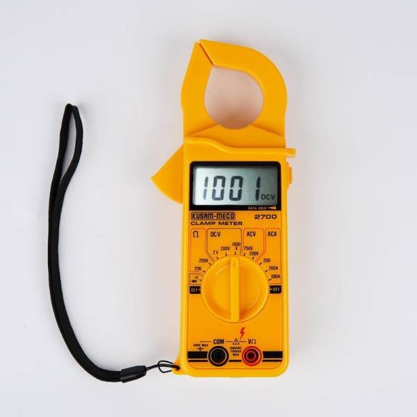 Kusam-meco 3 Digits 2000 Counts Digital Clamp Meter KM 2700|9 Functions 32 Ranges Digital Multimeter