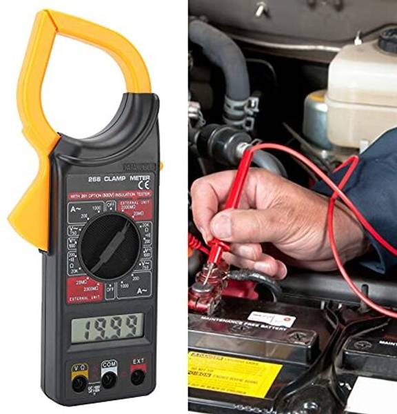 MOSHTU Digital Clamp Multimeter Auto Ranging (AC) Current, Voltage (AC-DC) Measurement Digital Multimeter