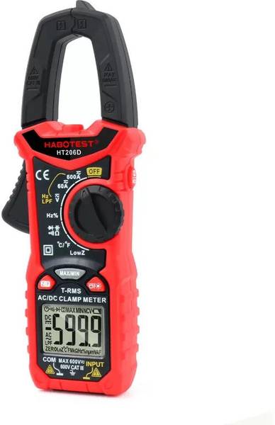 HABOTEST HT206D AC DC Clamp Meter Digital Multimeter