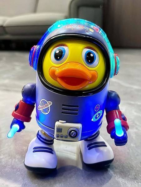 himanshu tex Dancing Singing Duck Toys with Led Light Space Duck Dolls Battery Operated Toy