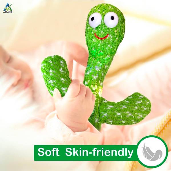 AGRAVAS Cactus Toy Talking Cactus Plant Plush Toy Dancing Cactus