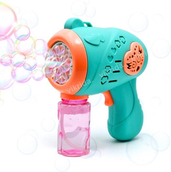 mega shine Bubble Machine for Kids - Automatic Bubble Gun, Leak-Proof Design