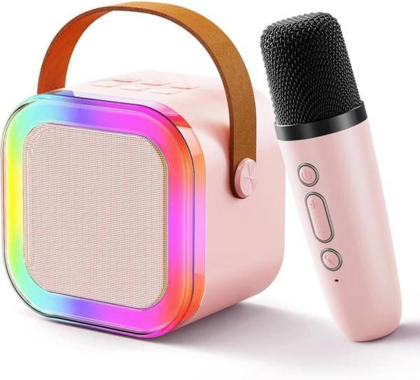 Adhira Toys Portable Karaoke Speaker with Bluetooth and Wireless Mic