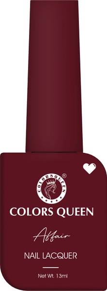 COLORS QUEEN Affair Matte Nail Lacquer, Chip Resisting, Long Lasting & Quick Dry Nail Polish 01 - Regal Ruby