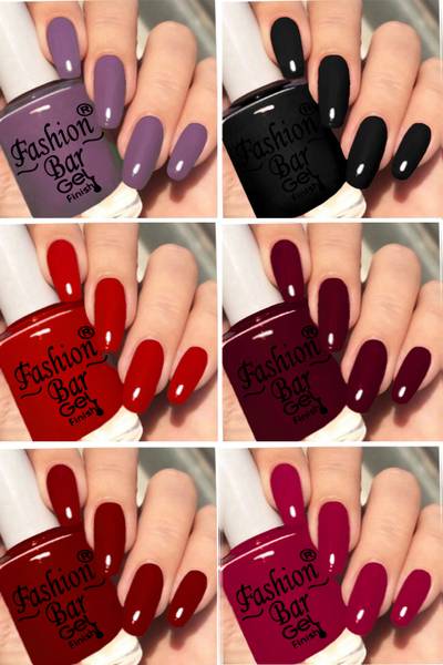 Fashion Bar Quick Drying Long Lasting High Shine Nail Polish For Women and Girl T738 Multicolor