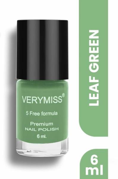 VERYMISS Premium Nail Polish | Quick Drying | Harmful Toxic Free | 6 ml | 273 Leaf Green 273 Leaf Green