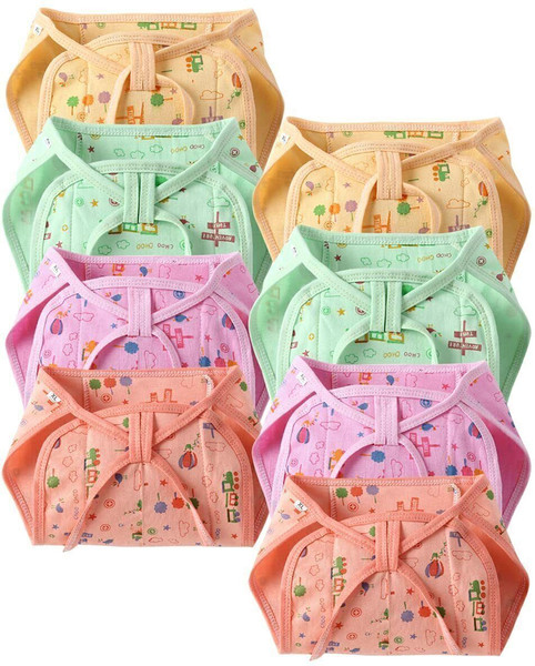 UNIQUELLO new born Baby's Cotton Cloth Langot U Shaped Washable and Reusable Nappies