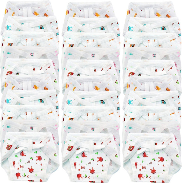TinyLoom Premium Cloth Nappy Diaper Pack of 10: Eco-Friendly & Absorbent Baby Diapers