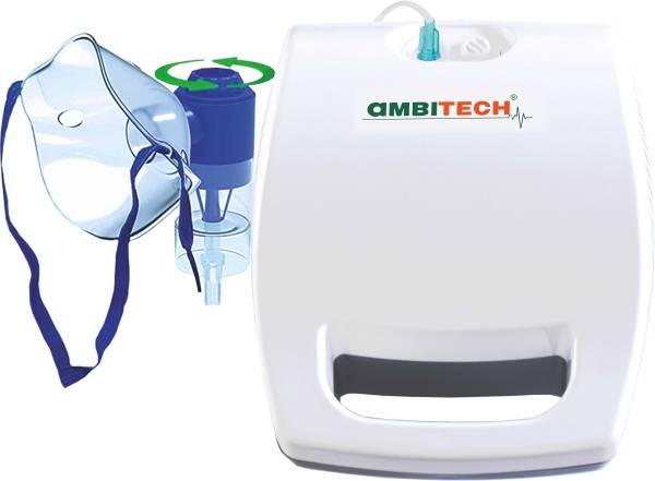 AMBITECH Portable Nebulizer Machine for Adults & Kids ( 2 Year Warranty, Made in India) Nebulizer