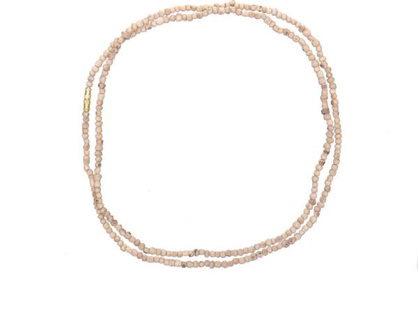 ShriHitRadha 100% Genuine Handcrafted 2 round Tulsi-Kanthi Mala Nourish Your Soul Vrindavan Wood Chain