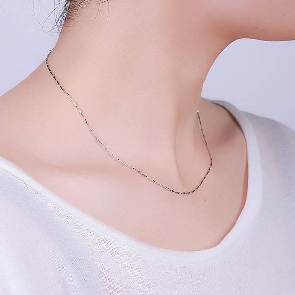 SHREE KIRTI COLLECTION Silver Plated Link Chain for Women and girls Silver Plated Brass Chain